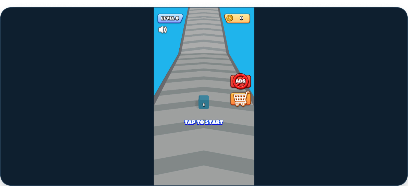 Скриншоты проекта «Hypercasual Runner»